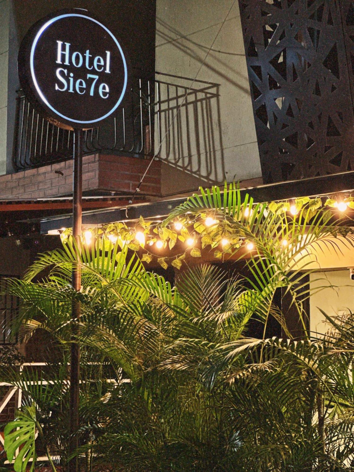 Hotel Sie7e Medellín Buitenkant foto